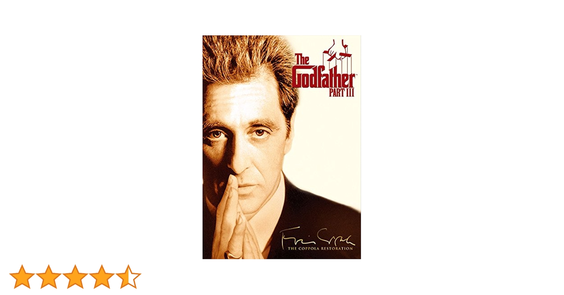 Amazon.co.jp: ゴッドファーザー PARTIII [DVD] : アル